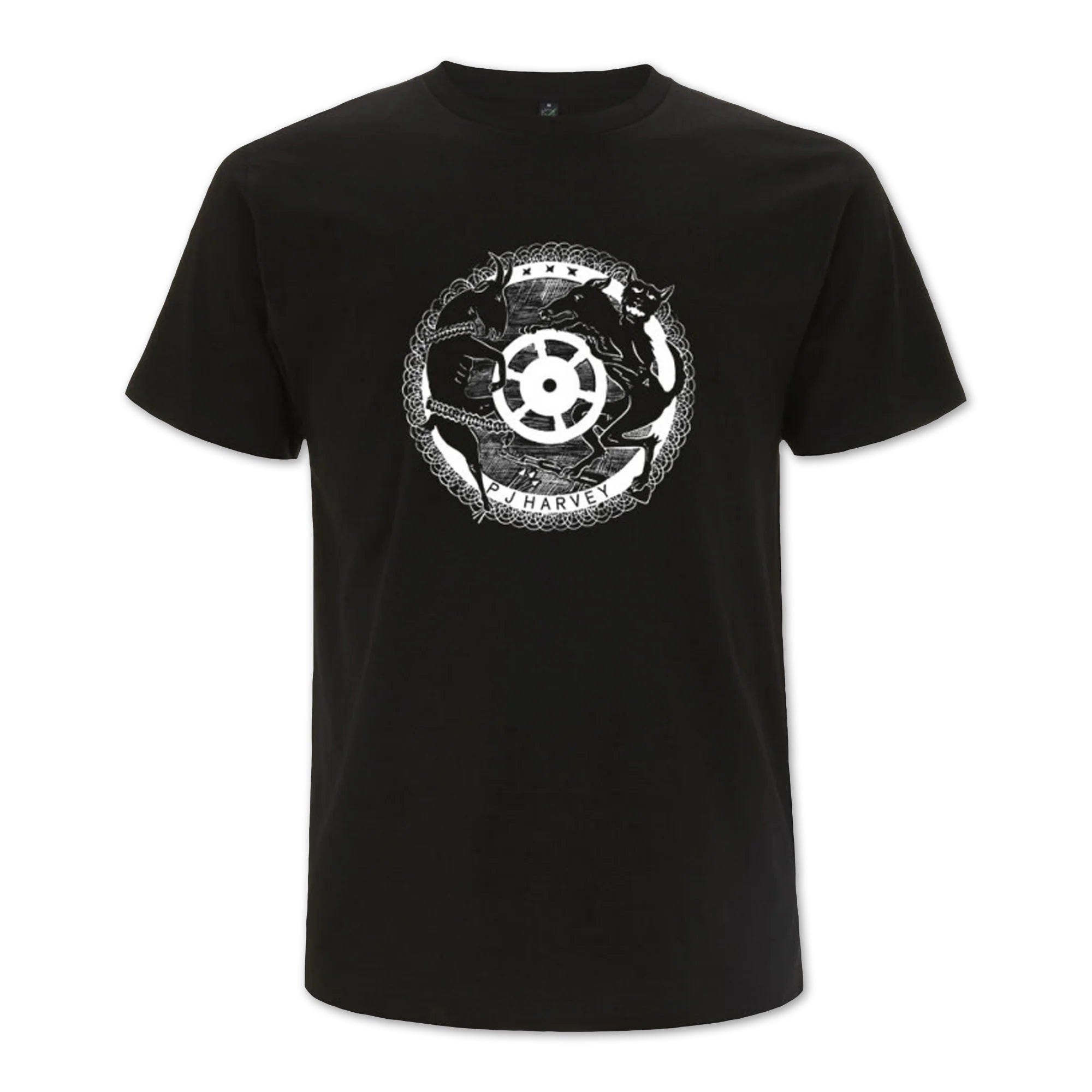 Negative Wheel Black T-Shirt