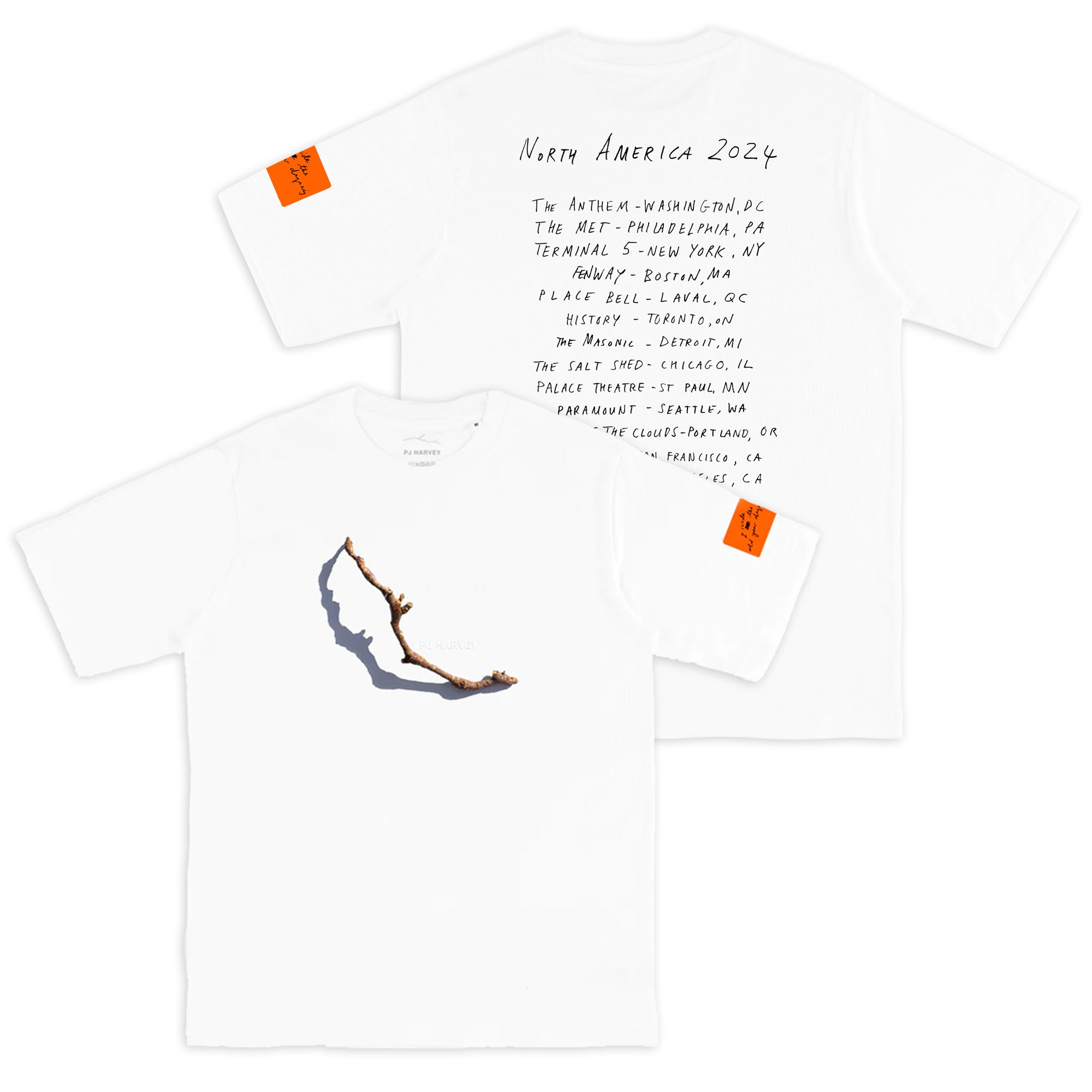 I Inside the Year Old Dying N.A. Tour White T-Shirt
